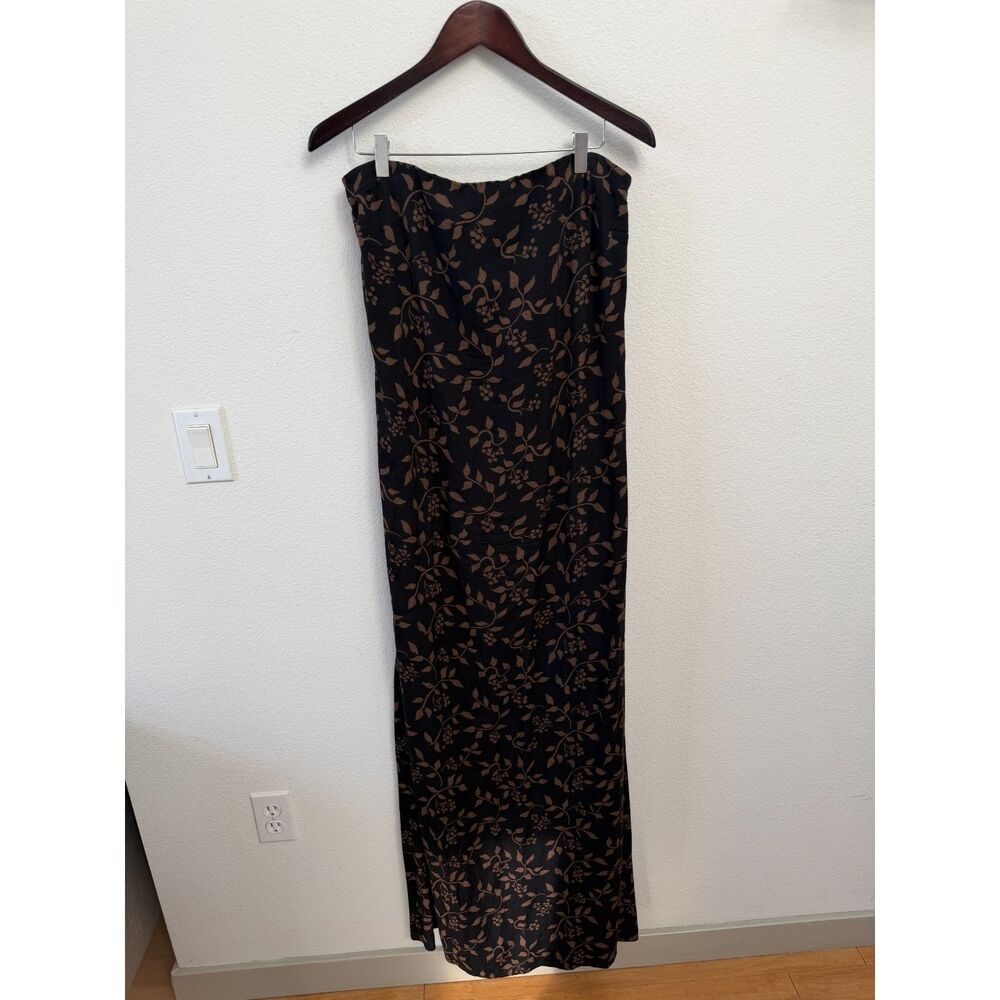 Reformation Larkin Dress in Carob size L - Picture 10 of 10